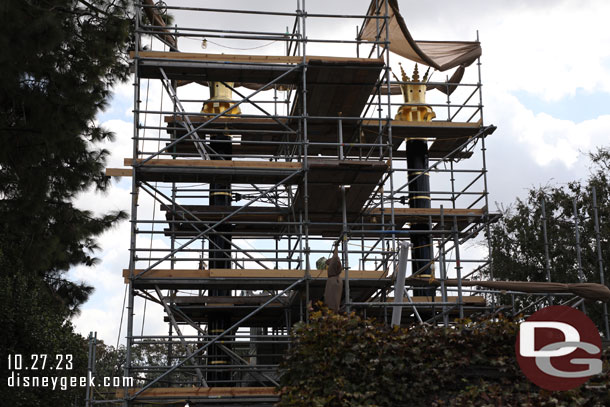 Renovation work continues on the Mark Twain Riverboat