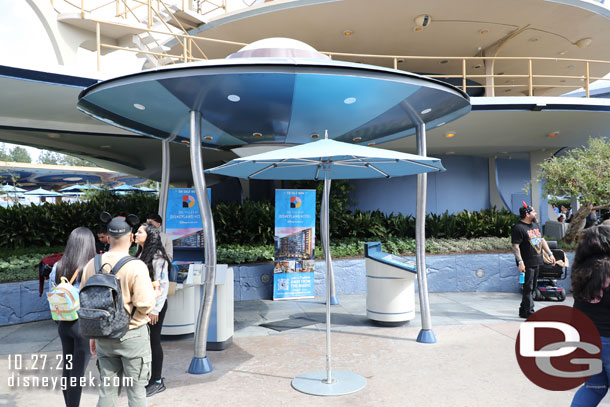 Walls are down on the DVC kiosk, seems about the same to me.