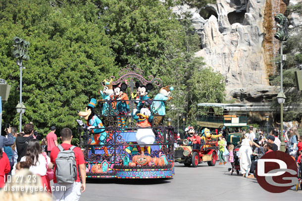 The 1:45pm Mickey and Friends Halloween Cavalcade