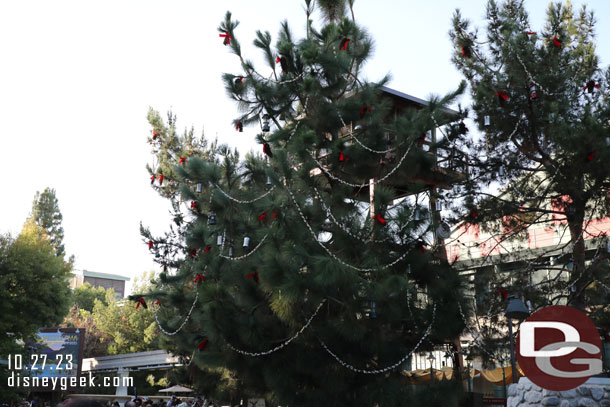 Christmas decorations are up in Grizzly Recreation Area