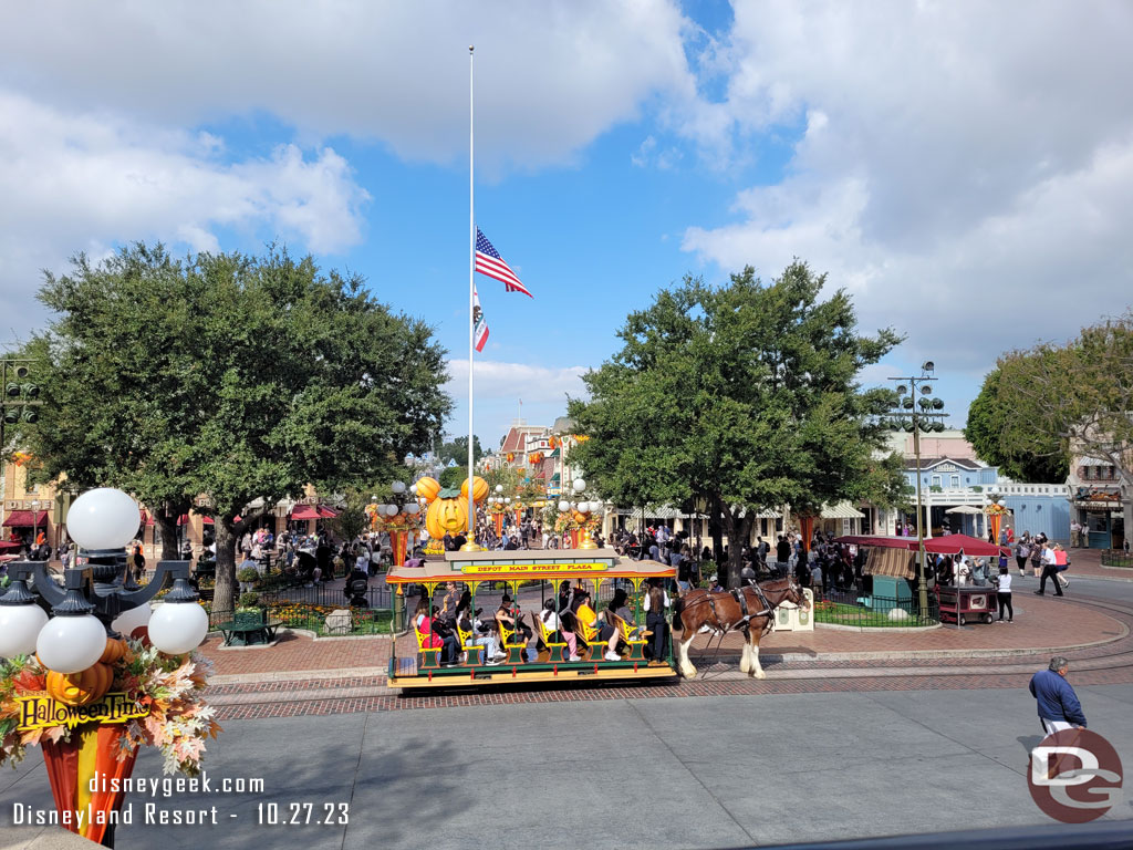 My view while I listened to the Dapper Dans