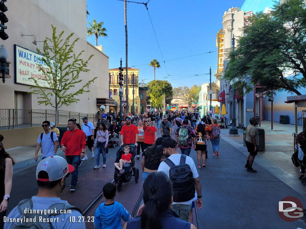 Sunset Blvd seemed busy.