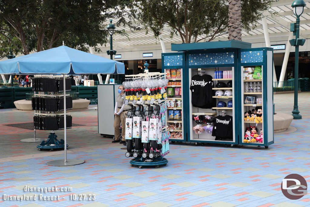 The small merchandise location at the parking structure.