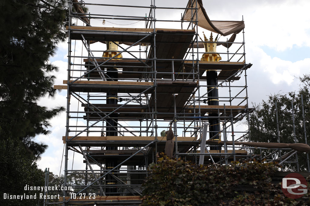 Renovation work continues on the Mark Twain Riverboat