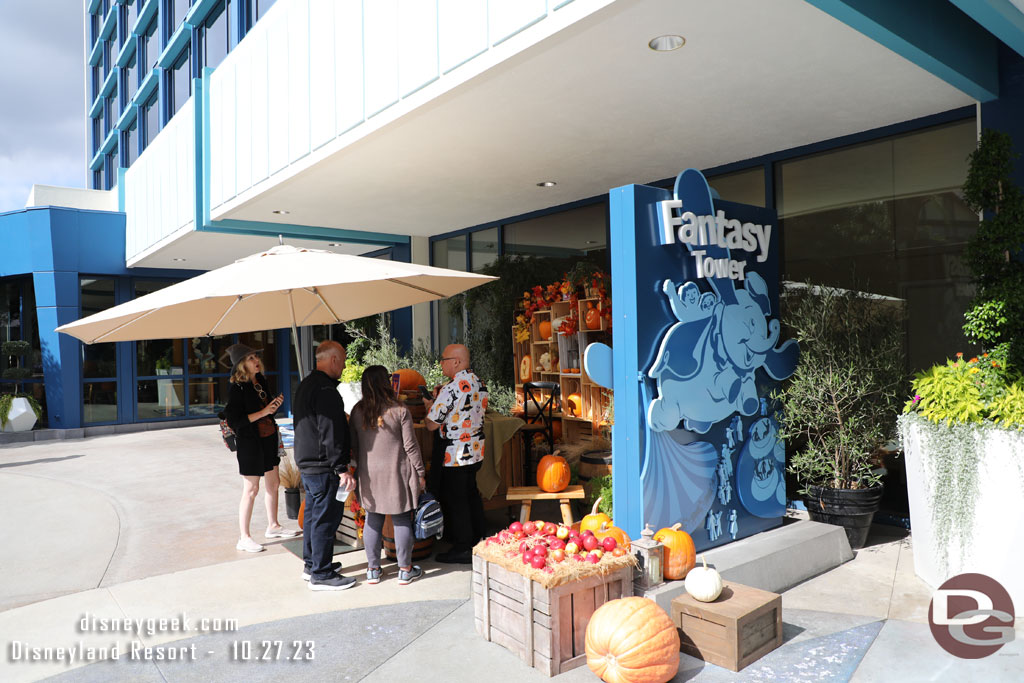 A pumpkin carver is on hand from noon until 3:00pm through Monday.