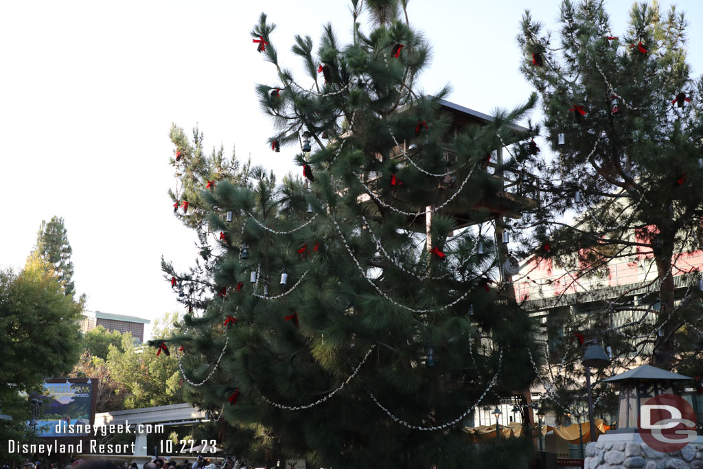 Christmas decorations are up in Grizzly Recreation Area