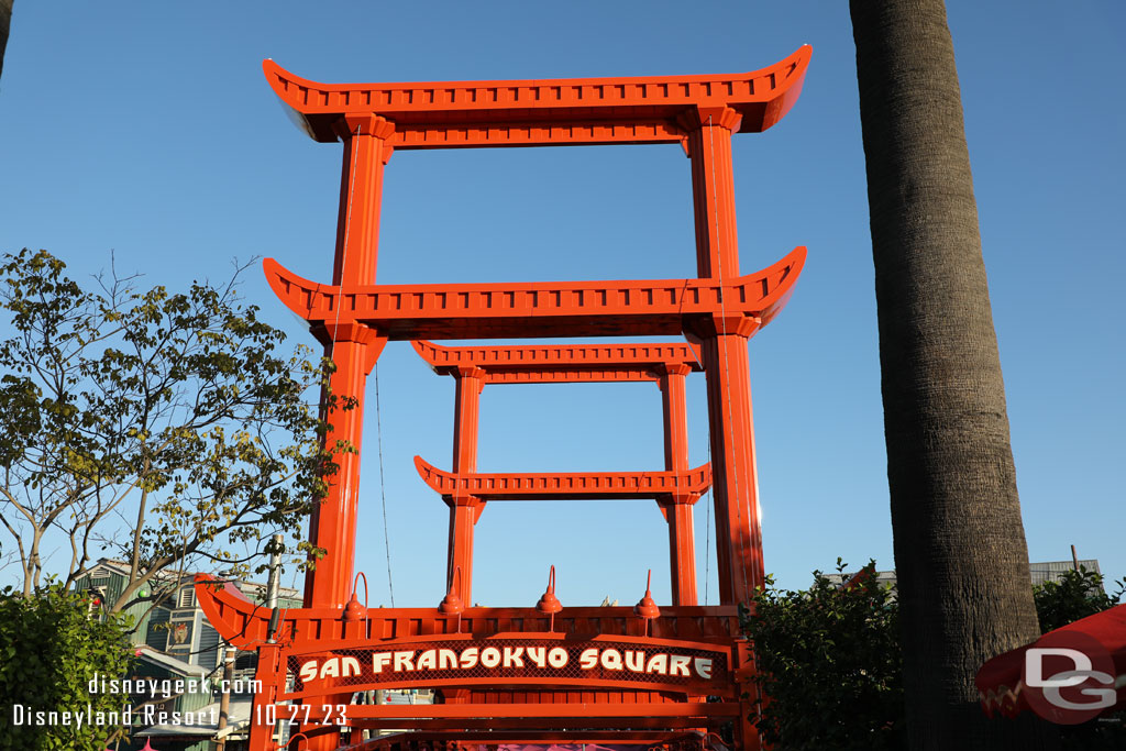 Took a quick walk through San Fransokyo Square