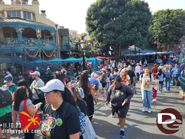 On the left is the treehouse queue