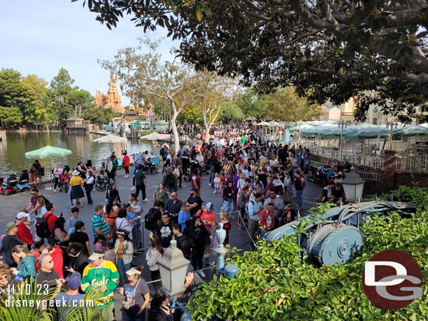 Looking toward Frontierland