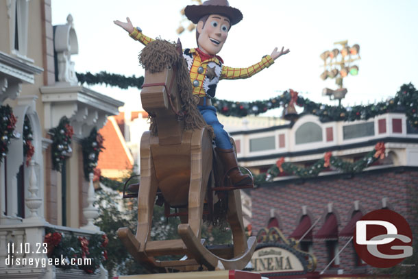 Woody still has his float