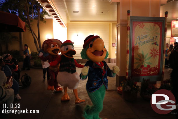 The Three Caballeros on the move