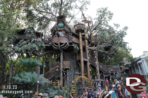 The Adventureland Treehouse opened today.