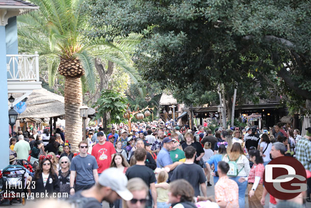 Adventureland was busy looking