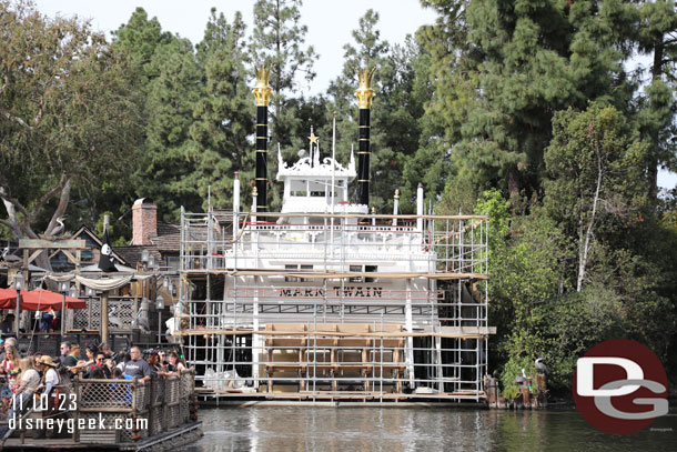 Made my way over to the Mark Twain Riverboat next