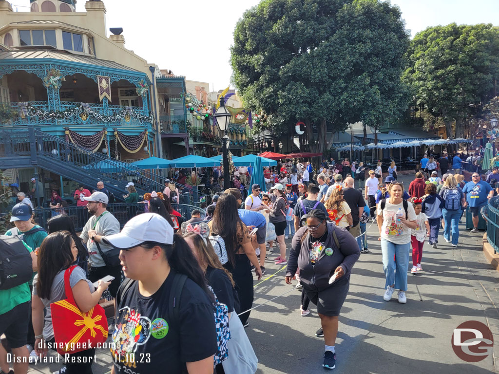 On the left is the treehouse queue