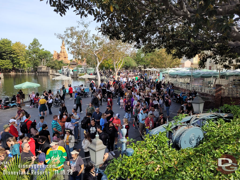 Looking toward Frontierland