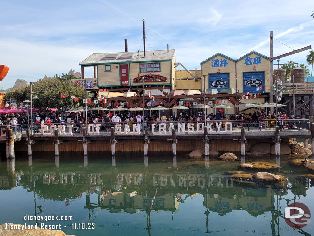 The Port of San Fransokyo sign has been installed since my last visit