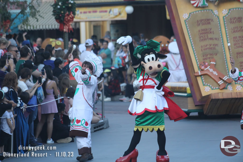 Clarabelle Cow leading the bakery group