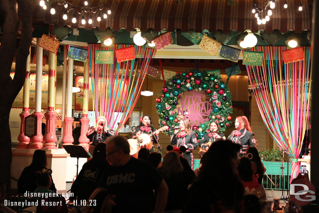 Mariachi Divas performing on the Bandstand