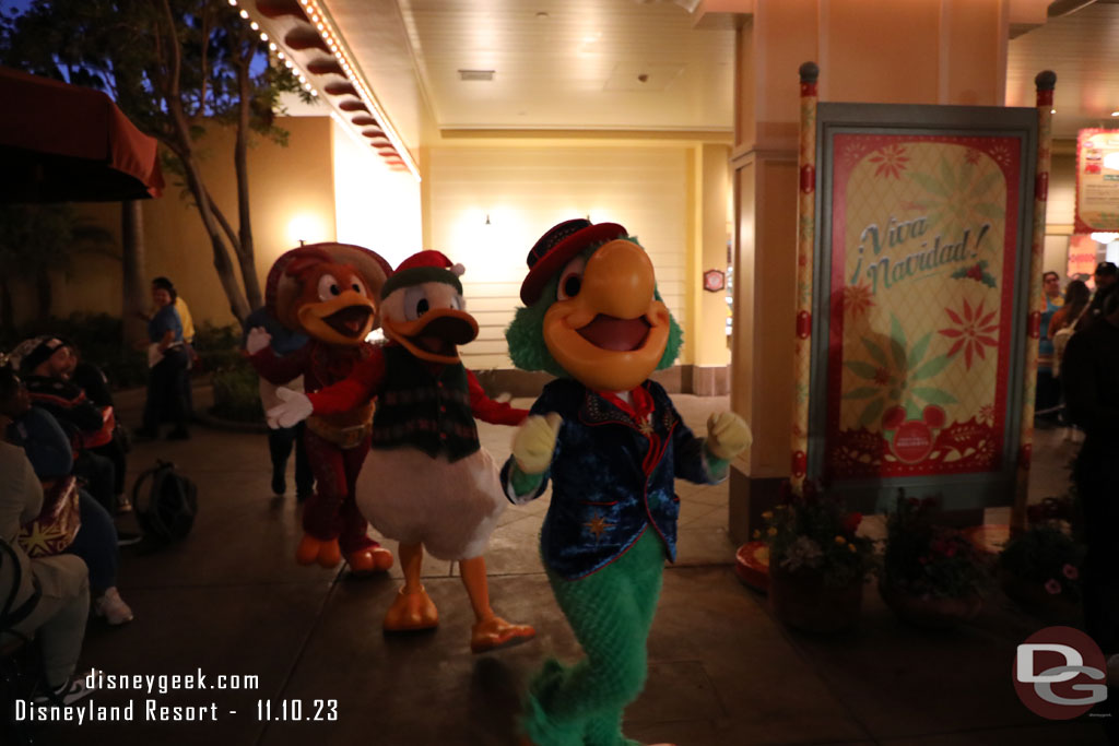 The Three Caballeros on the move