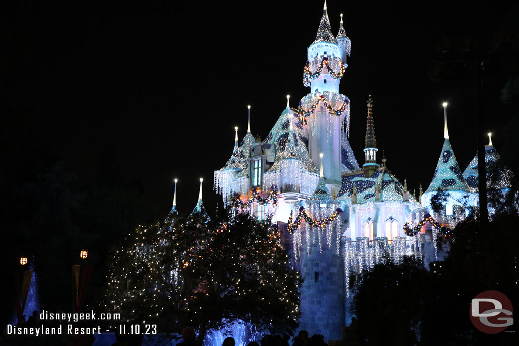 Sleeping Beauty Castle this evening