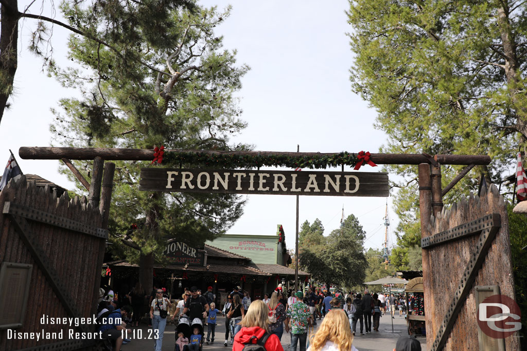 Making my way to Frontierland