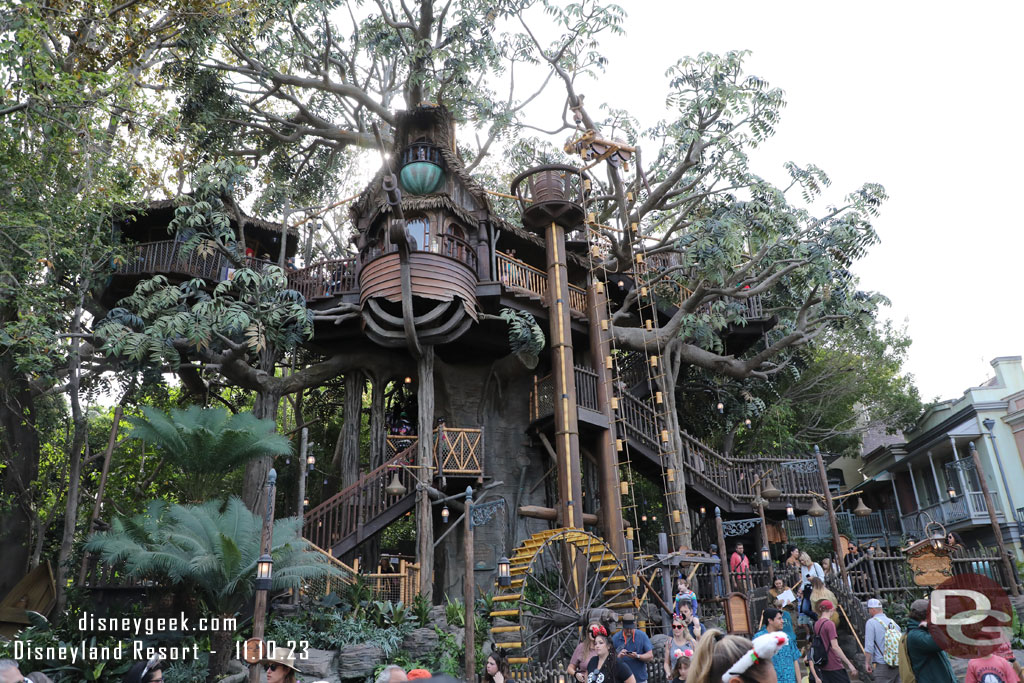 The Adventureland Treehouse opened today.