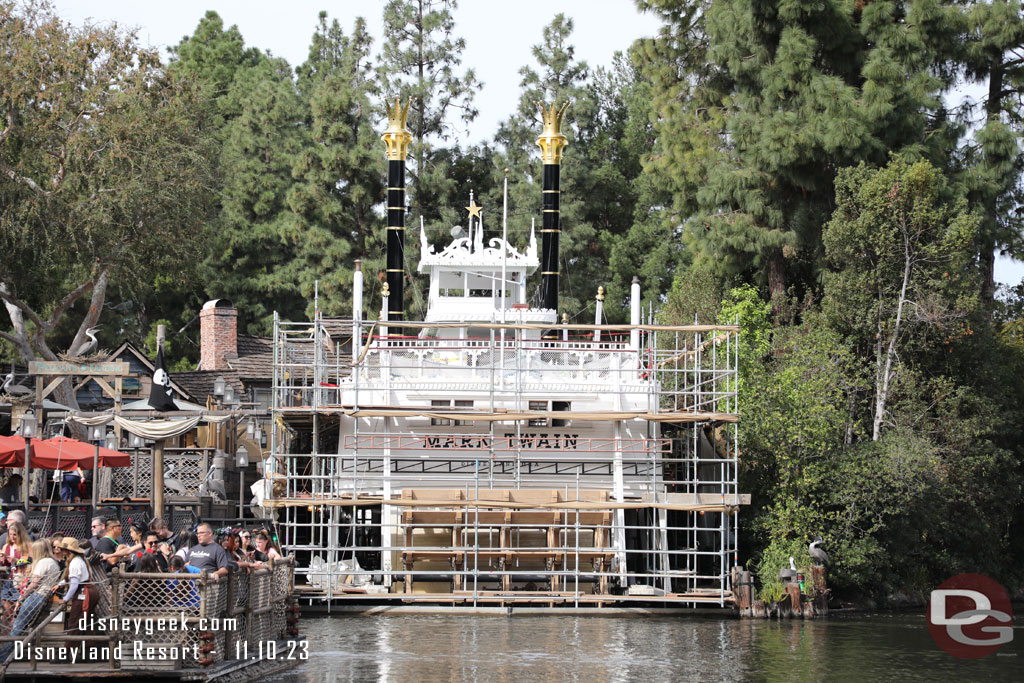 Made my way over to the Mark Twain Riverboat next