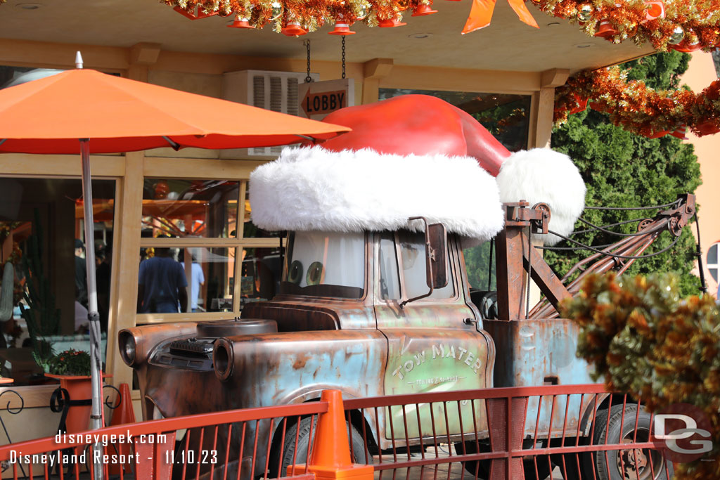 Santa Mater at the Cozy Cone