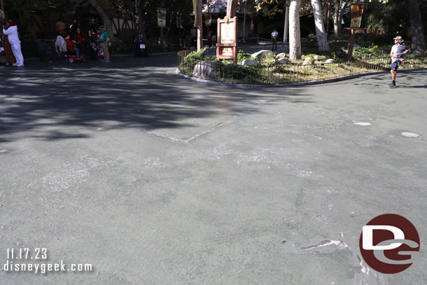 Wonder if this old walkway near the theater is going to be replaced or at least resurfaced.