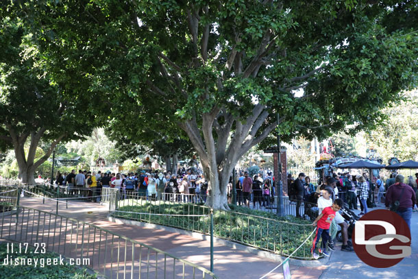 The Haunted Mansion posted wait was 40 minutes