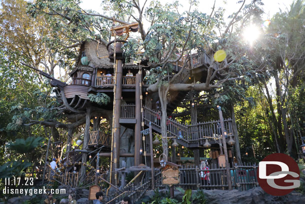 No wait for the treehouse today