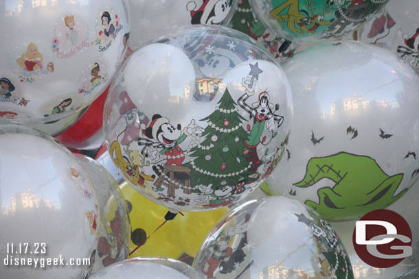 Christmas balloons