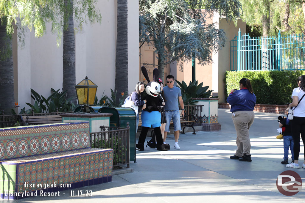 Oswald was out on Buena Vista Street