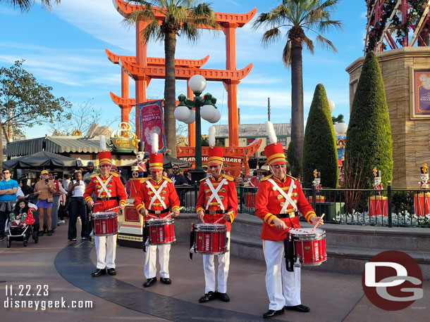 Holiday Toy Soldiers performing