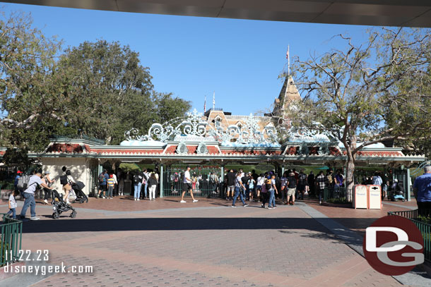 10:21am - Arrived at Disneyland