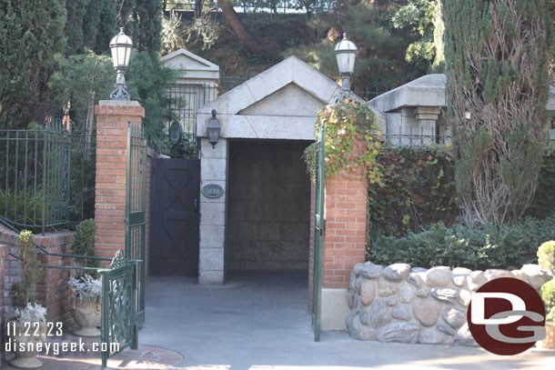 The current Haunted Mansion exit