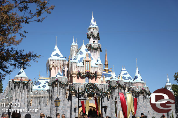 Sleeping Beauty Castle this morning