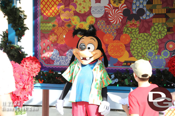 Max was out in Hollywood Land