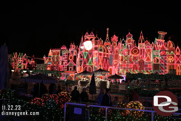 6:56pm - Next up it's a small world holiday. Posted at 15 minutes.