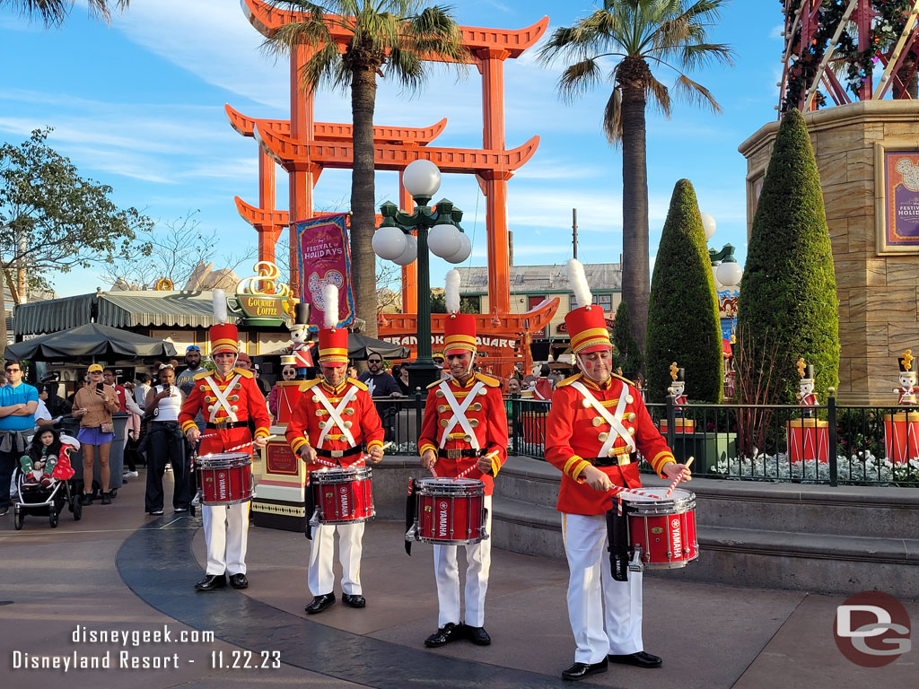 Holiday Toy Soldiers performing