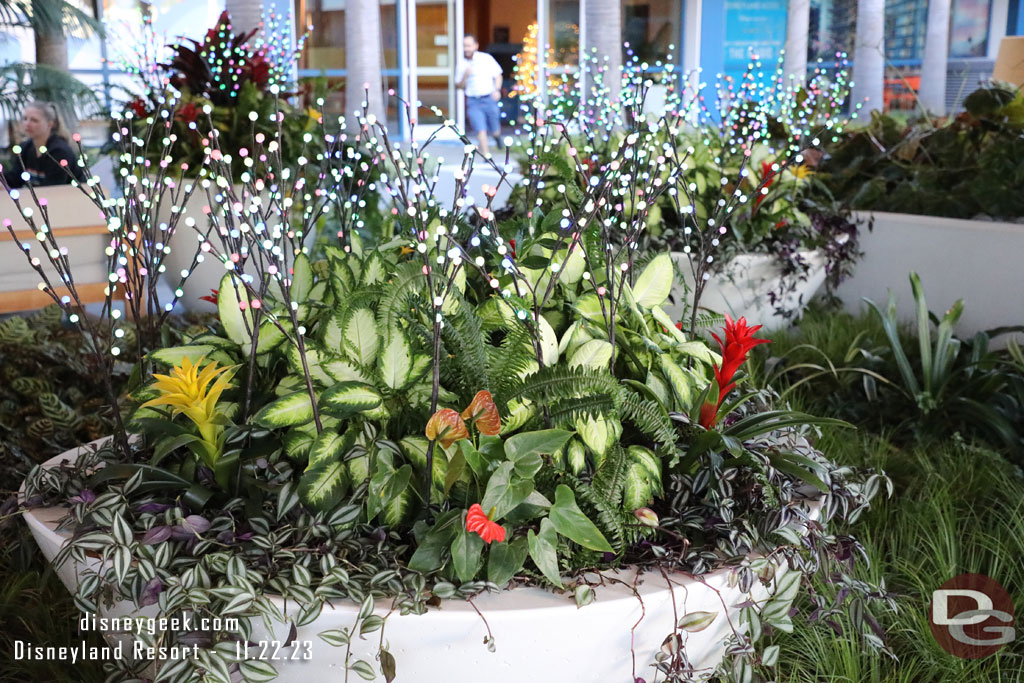 Lights in the planters