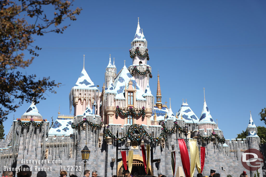 Sleeping Beauty Castle this morning