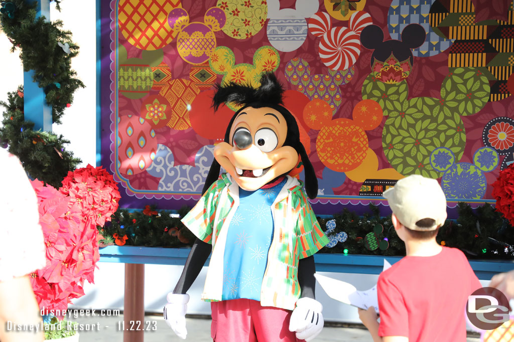 Max was out in Hollywood Land