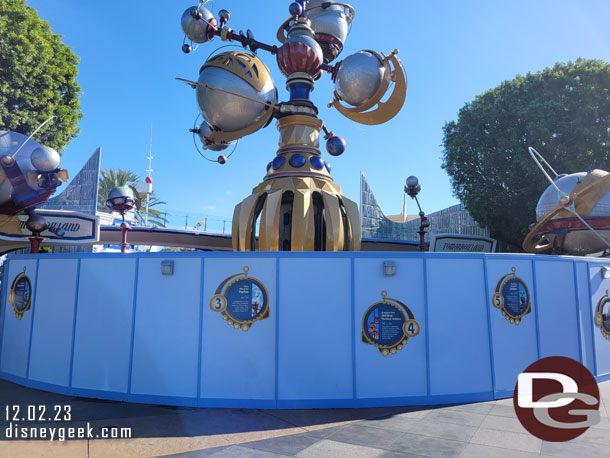 The Astro Orbitor walls feature the history of the attraction from around the world again.