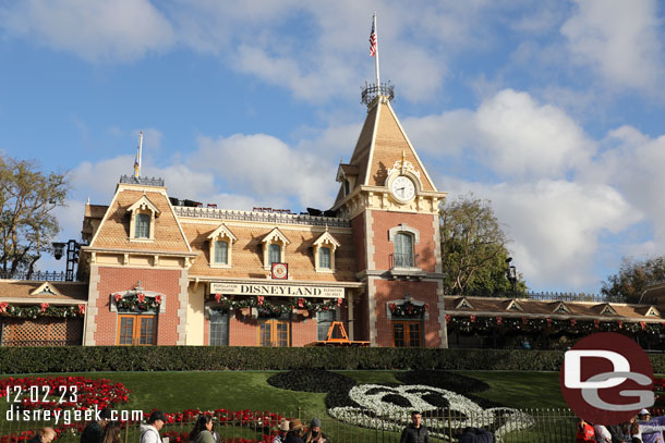 8:30am - Entering Disneyland.