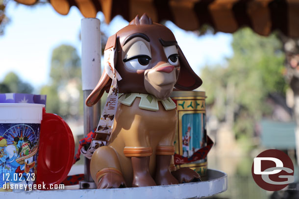 Plenty of Wish popcorn buckets throughout the park. I did not see any more of the Mickey Toy Soldier ones though.