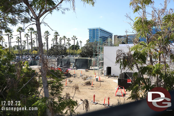 A check of the Downtown Disney projects.  Some work in the far corner going on.