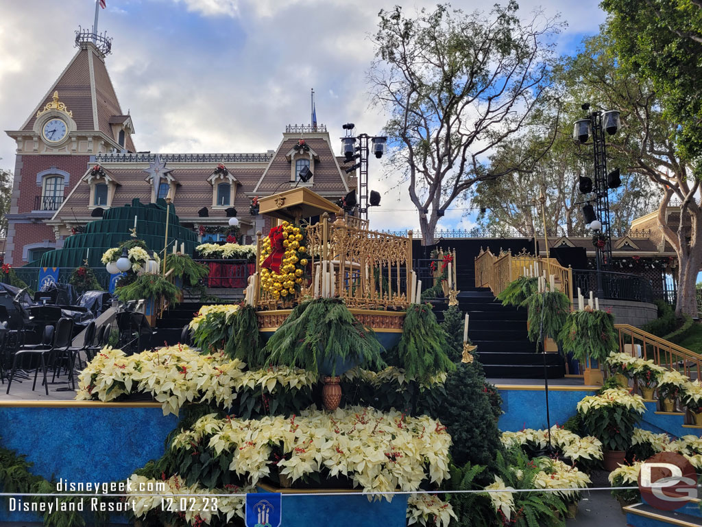 Where the narrator this evening will be (Disneyland has a tradition of not announcing who it will be).