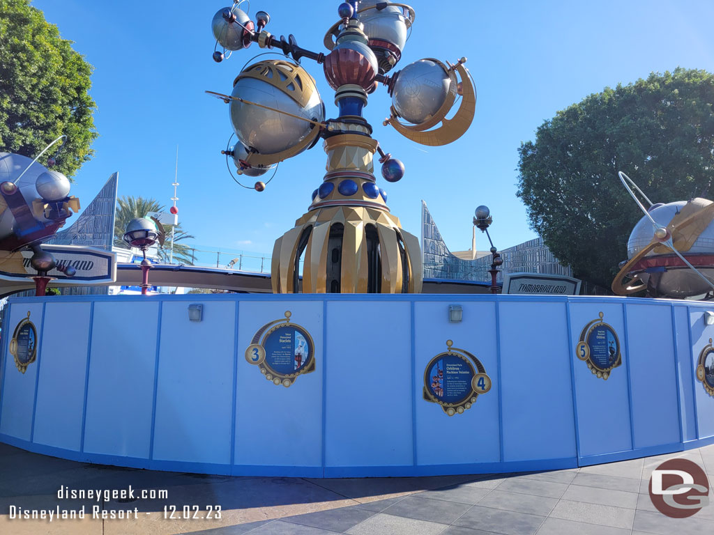 The Astro Orbitor walls feature the history of the attraction from around the world again.